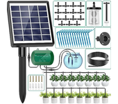 Kit de riego por goteo para plantas en macetas, Sistema Solar para jardín, compatible con sistema de riego automático, lo último de 2024