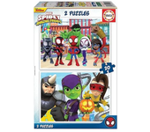 Educa Set de Puzzles Spidey & His Amazing Friends 2x20 Piezas 19296