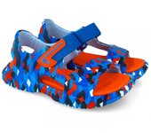 Sandalias playa/piscina azul eléctrico Bio Aqua Biomecanics, diseño extra ligero, flexible y resistente.