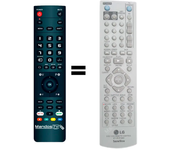 Mandos.tv 6711R1P104D para LG mando a distancia programado