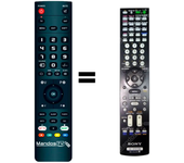 Mando a distancia programado para TV modelo STR-DA3200ES de SONY