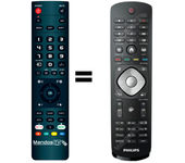 Mando a distancia programado para TV modelo 55PFS6409 12 de PHILIPS