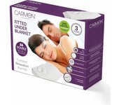 Manta Eléctrica Calienta Con Temporizador 3 Niveles de calor Ajustable Y Protección Contra Sobrecalentamiento Esta diseñada para una cama individual(150 X 80 Cm)