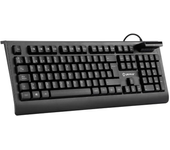 Teclado USB Unykach Kb918 con Lector Inteligente de Tarjetas - Negro - 105 Teclas - Cable de 1600 Mm