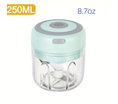Mini picadora eléctrica de ajo de 3,38 oz/8,45 oz, trituradora de ajo con chile USB, picadora de verduras de jengibre duradera