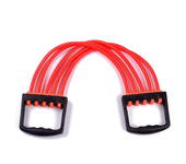 Five-tube chest expansion puller detachable pull rope chest muscle arm strength training fitness equipment elastic belt