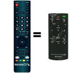 Mandos.tv RMT-DPF5 para SONY mando a distancia programado