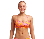 Ropa mujer Tops y sujetadores deportivos Funkita Top Deportivo Swim Naranja