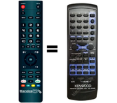 Mandos.tv KRFV5570D para KENWOOD mando a distancia programado