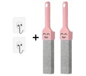 3PCS Heavy Duty Pumice Cleaning Stone Stick For Toilet Seat Bathtub Sink Limescale Rust Stain Remover Bathroom Tile Grout Brush