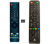 Mandos.tv CLOUD-IBOX-III para CLOUD-IBOX mando a distancia programado
