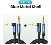 UGREEN Cable Auxiliar de 3.5mm | Conector de Audio para Auriculares | Altavoz y Coche | Compatible con Samsung y Xiaomi | Cable Jack 3.5mm Durable