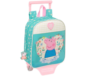 Safta Mochila Con Ruedas Peppa Pig Pretty Flowers
