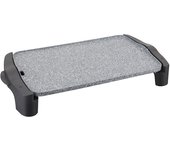 PRS - Plancha de Asar JATA GR558, 2500W - Efecto Piedra, Distribución Perfecta del Calor, Recubrimiento Antiadherente Pfluon Granite, Made in Spain
