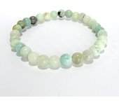 Pulsera Elástica de bolas de minera de Amazonita de 6mm - Minerales Energéticos