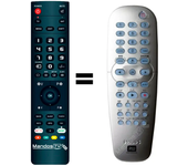 Mandos.tv DVDR3305/51 para PHILIPS mando a distancia programado