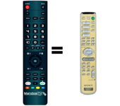 Mandos.tv RX110AV para SONY mando a distancia programado