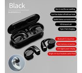 Sports Wireless Headphones Open Air Conduction Hifi Heavy Bass Music TWS Bluetooth Earphones Touch Ear-Hook OWS Gaming Headsets