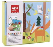 Apli Kids Juego de Gomets Bosque en Caja de Cartón 18819
