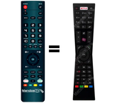 Mando a distancia programado para TV modelo LT-49VU850 de JVC