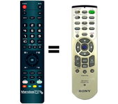 Mandos.tv RM-PJM16 para SONY mando a distancia programado