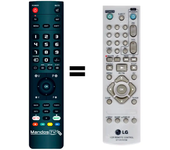 Mandos.tv LV4685 para LG mando a distancia programado