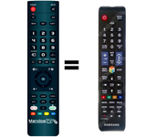 Mandos.tv UE32ES5500 para SAMSUNG mando a distancia programado