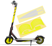 Pegatina Reflectante de Patinetes eléctricos Accesorio de Scooter para Embellecer y personalizar compatible con Xiaomi M365/1s/Pro Pegatina Vinilo Lateral Impermeable y Fluorescente