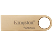 Kingston datatraveler se9 g3 memoria usb-a 3.2 gen 1 128gb - 220 mb/s en lectura - diseño metalico - color oro (pendrive)
