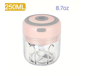 Mini picadora eléctrica de ajo de 3,38 oz/8,45 oz, trituradora de ajo con chile USB, picadora de verduras de jengibre duradera