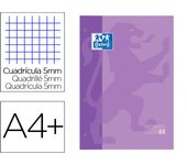 Recambio Oxford Color 1 - encolado y tapa de cartón duro - 80 hojas dinA4 - papel 90 gramos - cuadricula 5x5 - optik papel
