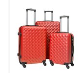 viaje rígida 4 ruedas de abs, trolley, dura y ligera, cerradura de combinación numérica, estudiantes