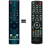 Mandos.tv LC26SH7E-BK para SHARP mando a distancia programado