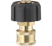 Copper 1/4 Inch High Pressure Quick Connector Car Washer Adapter Water Gun Hydraulic Couplers Couplings M22 14mm Female
