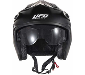 Ufo Casco Jet Sheratan Negro Adulto