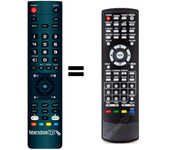Mandos.tv DVBT065-PVR para OVERTECH mando a distancia programado