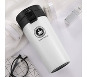 Vaso Termico de Acero inoxidable, Café Termo Taza Termica Viaje para Llevar Sin Bpa(Negro)