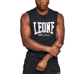 Leone1947 Camiseta Sin Mangas Logo Negro Hombre Adulto