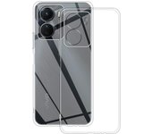 Funda Vivo Y16 (4G) Carcasa Gel TPU Silicona Transparente GTR + Protector Pantalla Cristal Templado Movilear