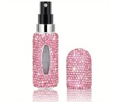 Bling Spray Bottle Rhinestone Perfume Travel Refillable Perfume Atomizer Bottle 5ml Portable Mini Perfume Spray Dispensers Gift