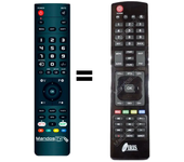 Mandos.tv 2100HD para IRIS mando a distancia programado