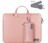 Funda para Tablet y Portatil de 14 y 15 pulgadas - Funda Maletín multifunción con interior Suave  Material Cuero PU  4 Colores  37x28cm