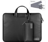 Funda para Tablet y Portatil de 14 y 15 pulgadas - Funda Maletín multifunción con interior Suave  Material Cuero PU  4 Colores  37x28cm