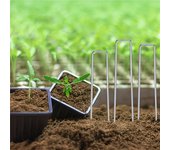 galvanized landscape staples, outdoor decorative stakes, anti weed barrier fabric anti rust staples, U-shaped tent