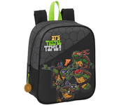 Safta Mochila Tortugas Ninja Mini Negro,Gris