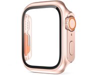Funda Carcasa con Cristal Templado para Apple Watch iWatch 40mm 41mm 44mm 45mm Protector Pantalla Color Titanio Starlight Midnight Rosa Oro