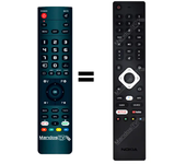 Mando a distancia programado para TV modelo QMR65GV215ISW de NOKIA