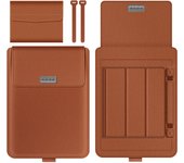 Funda para Tablet y Portatil de 14 y 15 pulgadas - Funda Maletín multifunción con interior Suave  Material Cuero PU  4 Colores  37x28cm