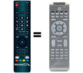 Mandos.tv MCD395/12 para PHILIPS mando a distancia programado
