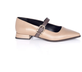 BAILARINA TAUPE TIRA MARRON